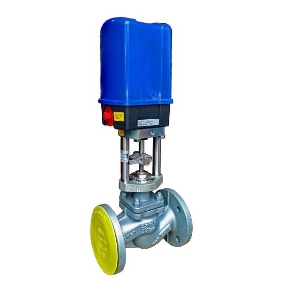 Главный паровой клапан с электроприводом